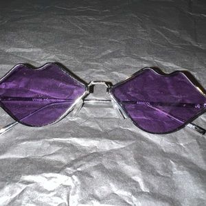 Purple Lip Sunglasses